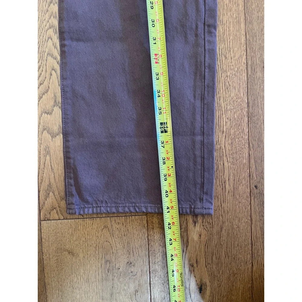 Levis 501 Original Fit Jeans Mens 38x30 Plum Purple Grey NWT Button Fly Straight